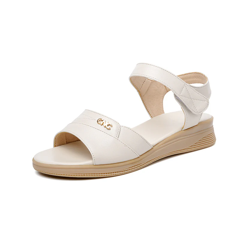 Damen Komfortable Wedge-Sandaletten mit verstellbarem Fesselriemen und ergonomischer Sohle R&B - Image 7