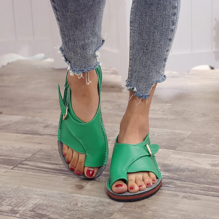 Damen Komfortable Zehensteg-Sandalen mit verstellbarem Riemen und anatomischem Fußbett R&B - Image 6
