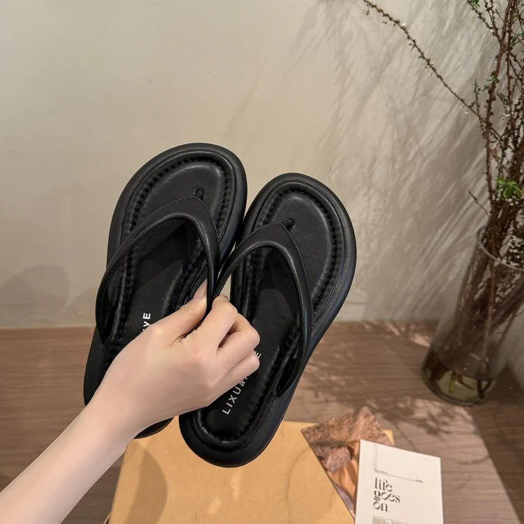 Damen komfortable Zehentrenner-Sandalen mit ergonomischer Innensohle und flexiblem Riemendesign R&B - Image 9