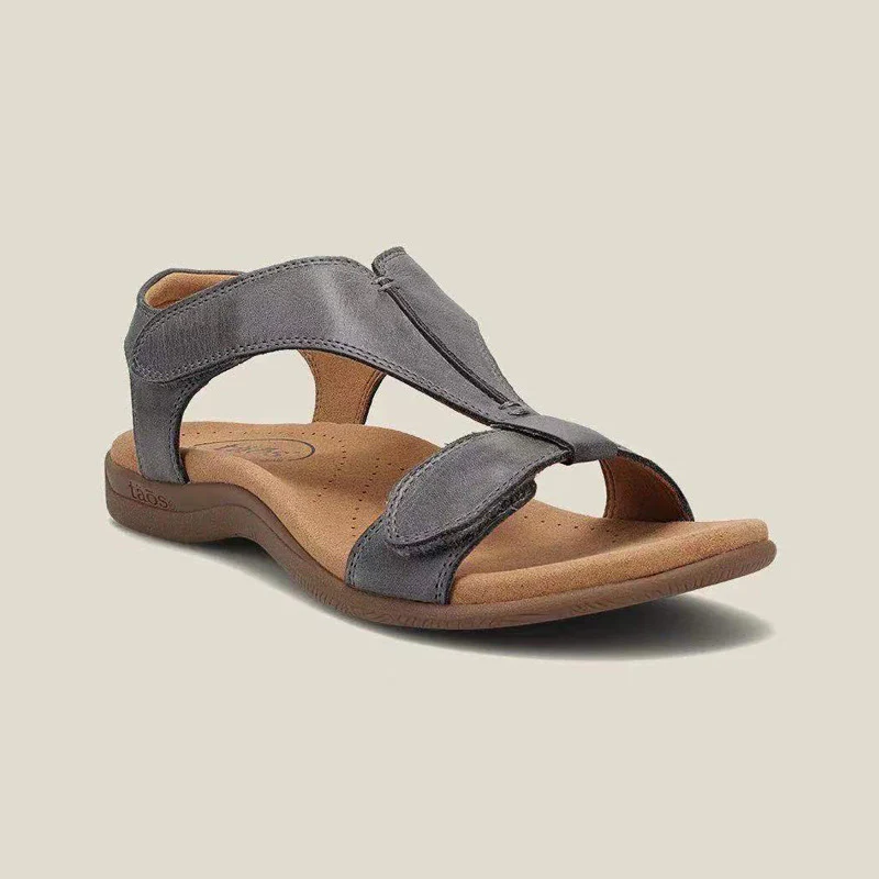 Damen Komfortable Zehentrenner-Sandalen mit verstellbaren Riemen R&B - Image 11