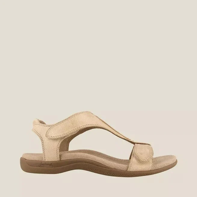 Damen Komfortsandalen mit verstellbaren Riemen und ergonomischer Sohle R&B - Image 5