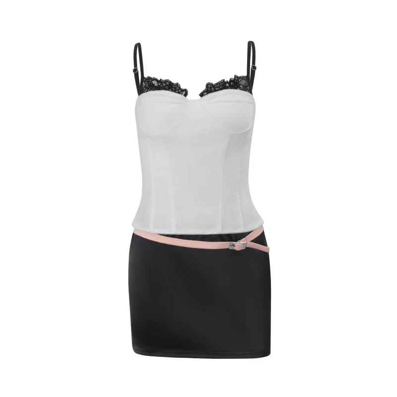 Damen Korsett-Oberteil mit Spitzenbesatz R&B - Image 5