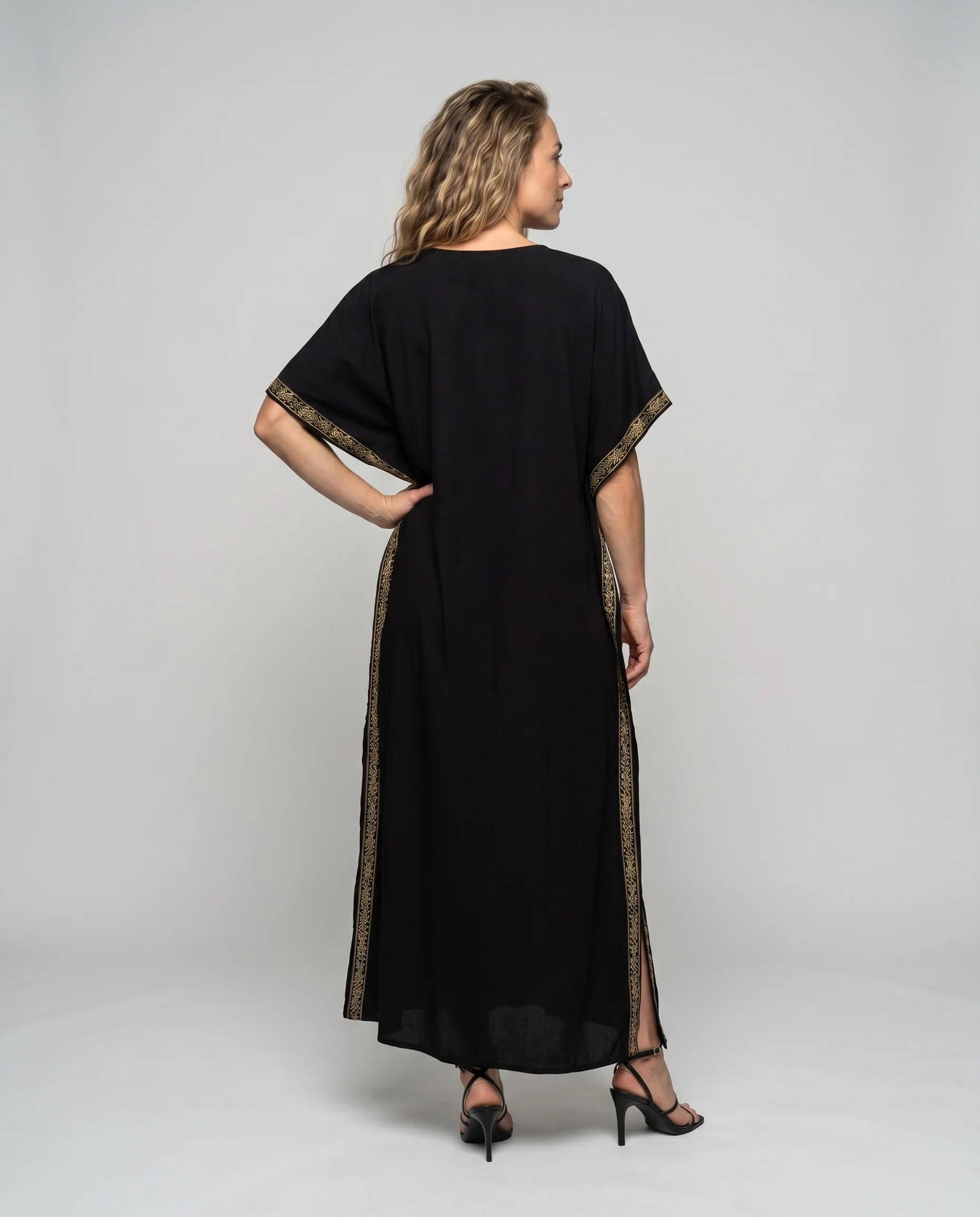 Damen lange Tunika mit aufwendiger Stickerei R&B - Image 3