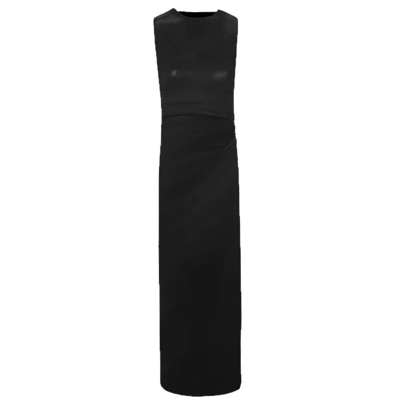 Damen Langes Kleid mit asymmetrischem Schnitt und elegantem Drapé R&B - Image 5