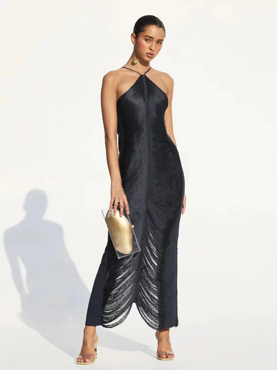 Damen Langkleid mit raffiniertem Schlitz und elegantem Kragen R&B - Image 12