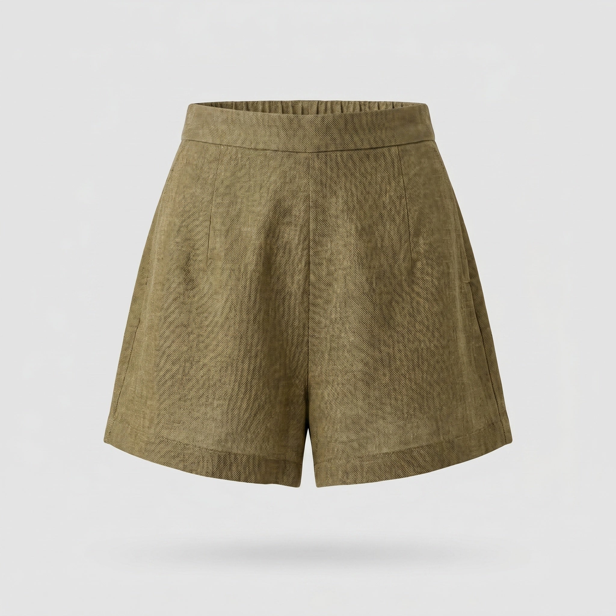 Damen lässige Leinen-Shorts - Image 4