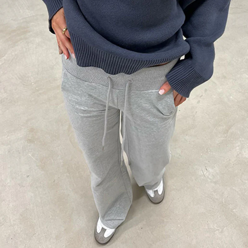 Damen lässige Lounge-Hose mit elastischem Bund und Kordelzug Heidi-Mode - Image 3