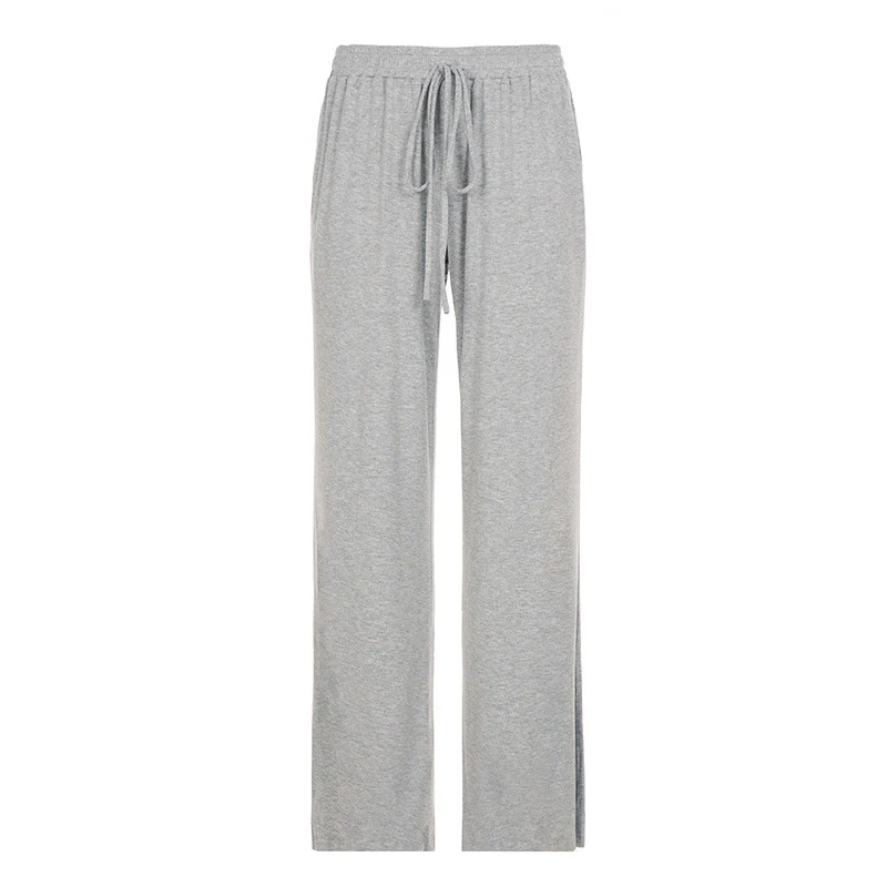 Damen lässige Relax-Hosen mit elastischem Bund und Bindegürtel R&B - Image 7