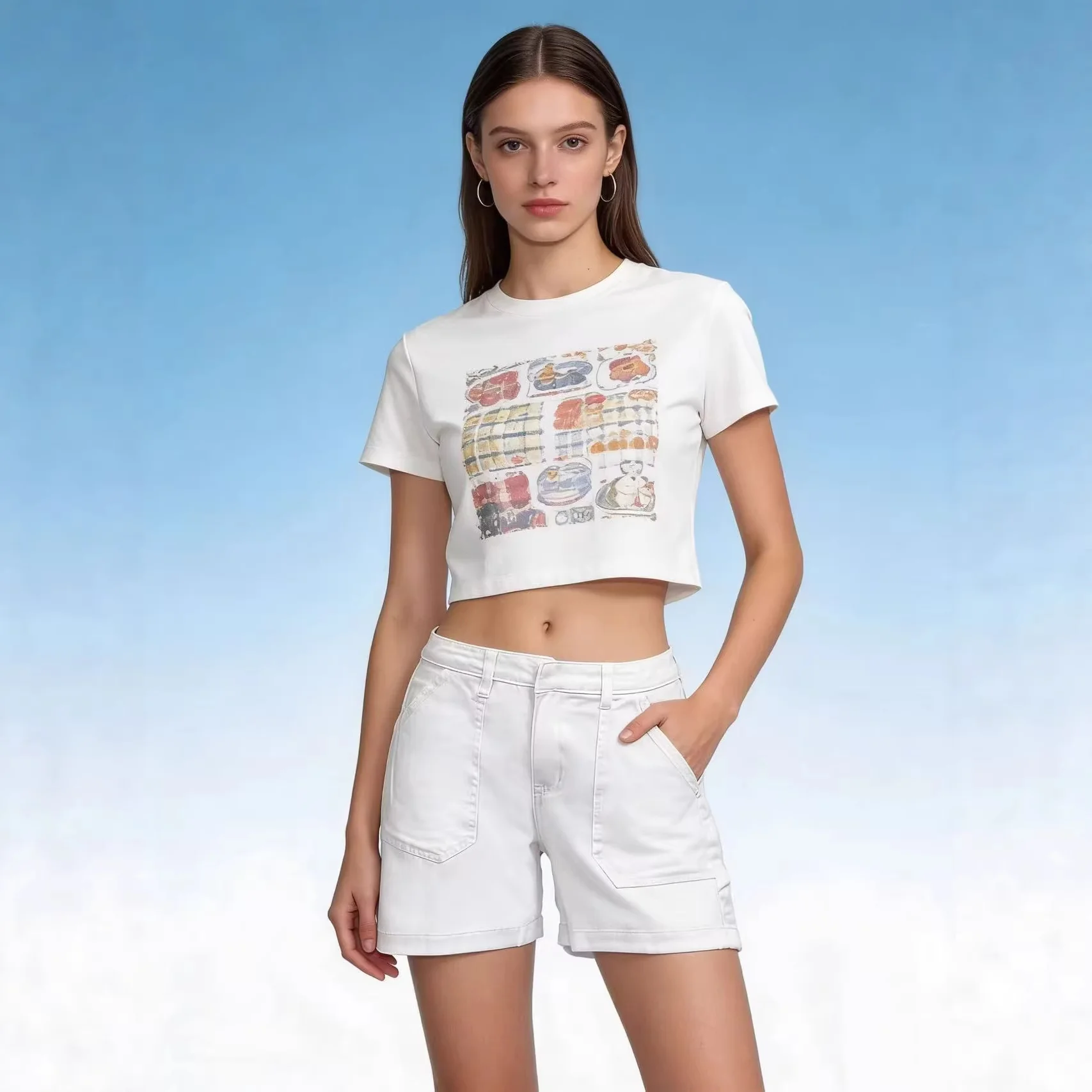 Damen lässige Sommer-Shorts mit seitlichen Taschen und komfortablem Schnitt R&B - Image 4