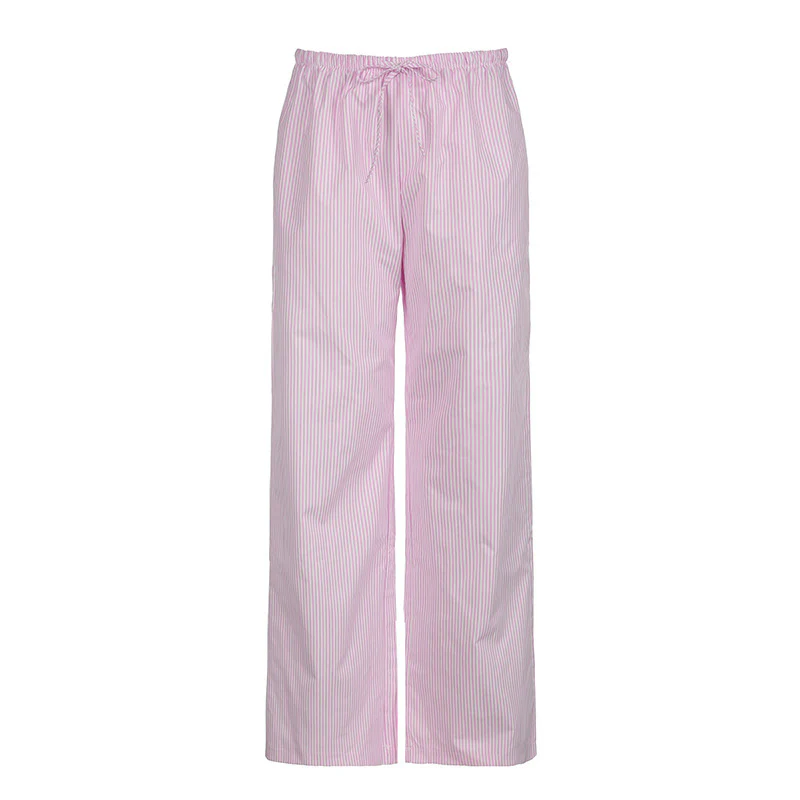 Damen lässige und bequeme Schlafhose mit hohe Taille und Kordelzug Heidi-Mode - Image 10