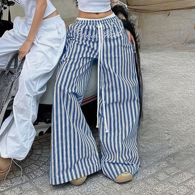 Damen lässige und bequeme Schlafhose mit hohe Taille und Kordelzug Heidi-Mode - Image 6