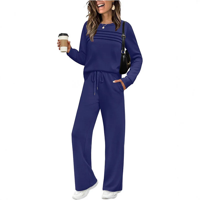 Jogginganzug Damen lässig mit Streifendetails und weitem Schnitt - Image 15