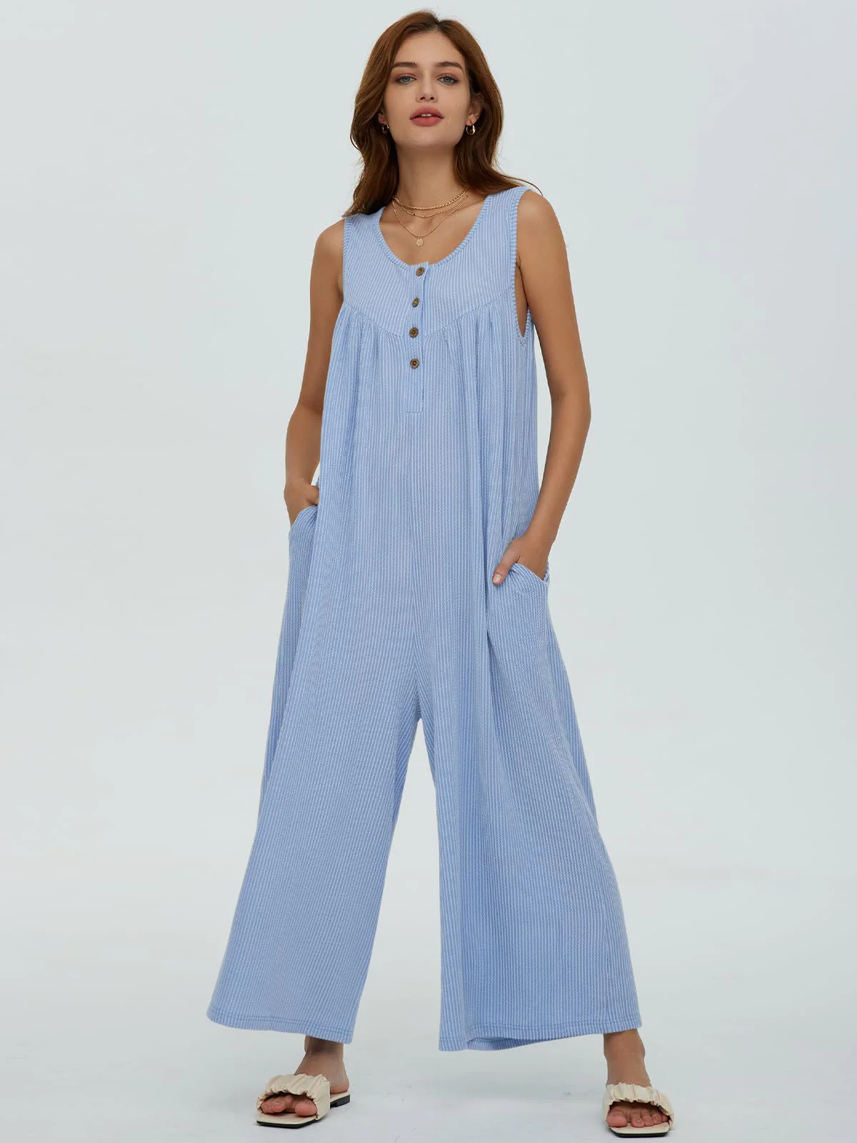 Damen lässiger Jumpsuit R&B - Image 9