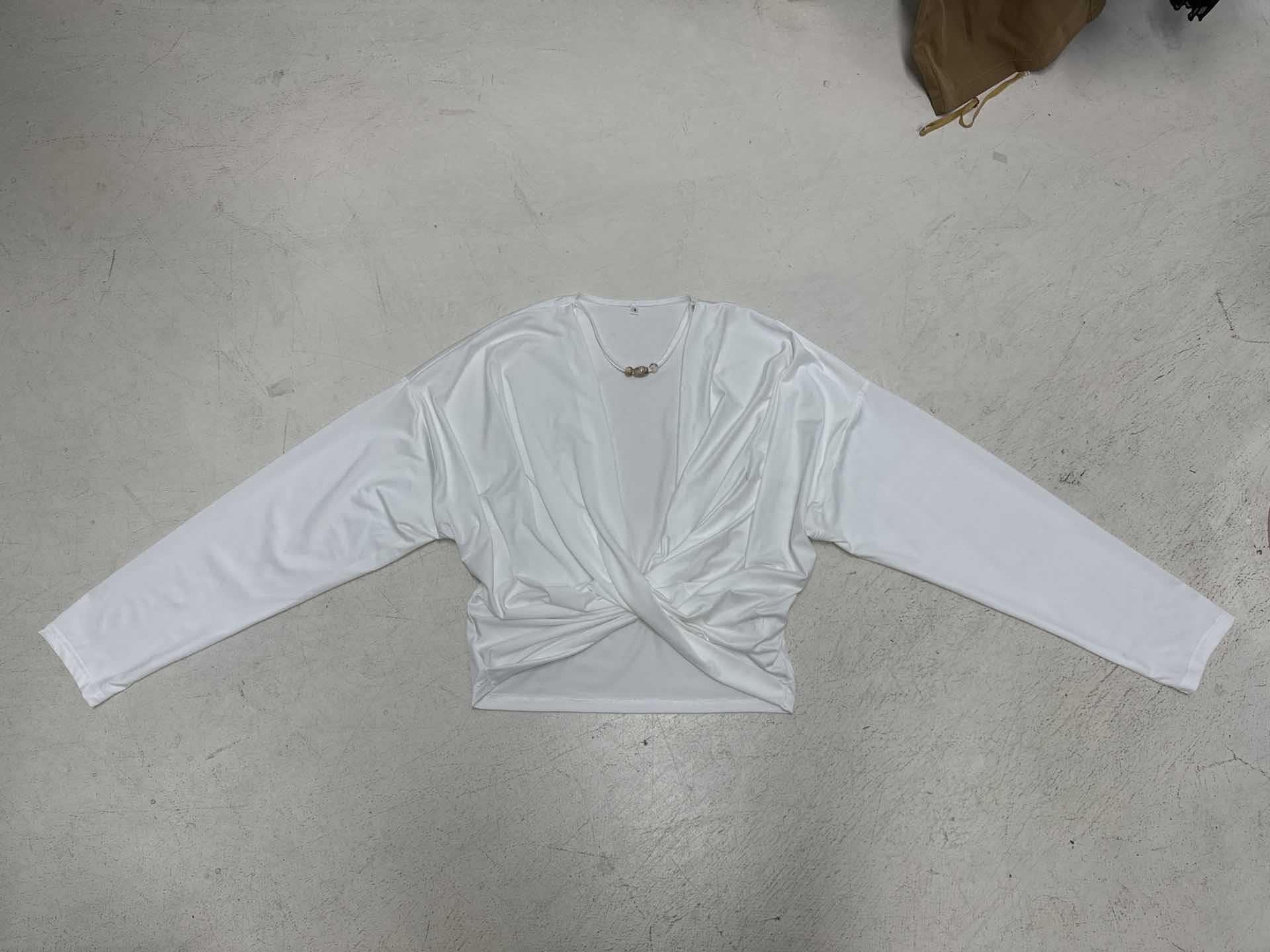 Damen lässiges Longsleeve-Oberteil mit eleganter Knotendetailierung Heidi-Mode - Image 6