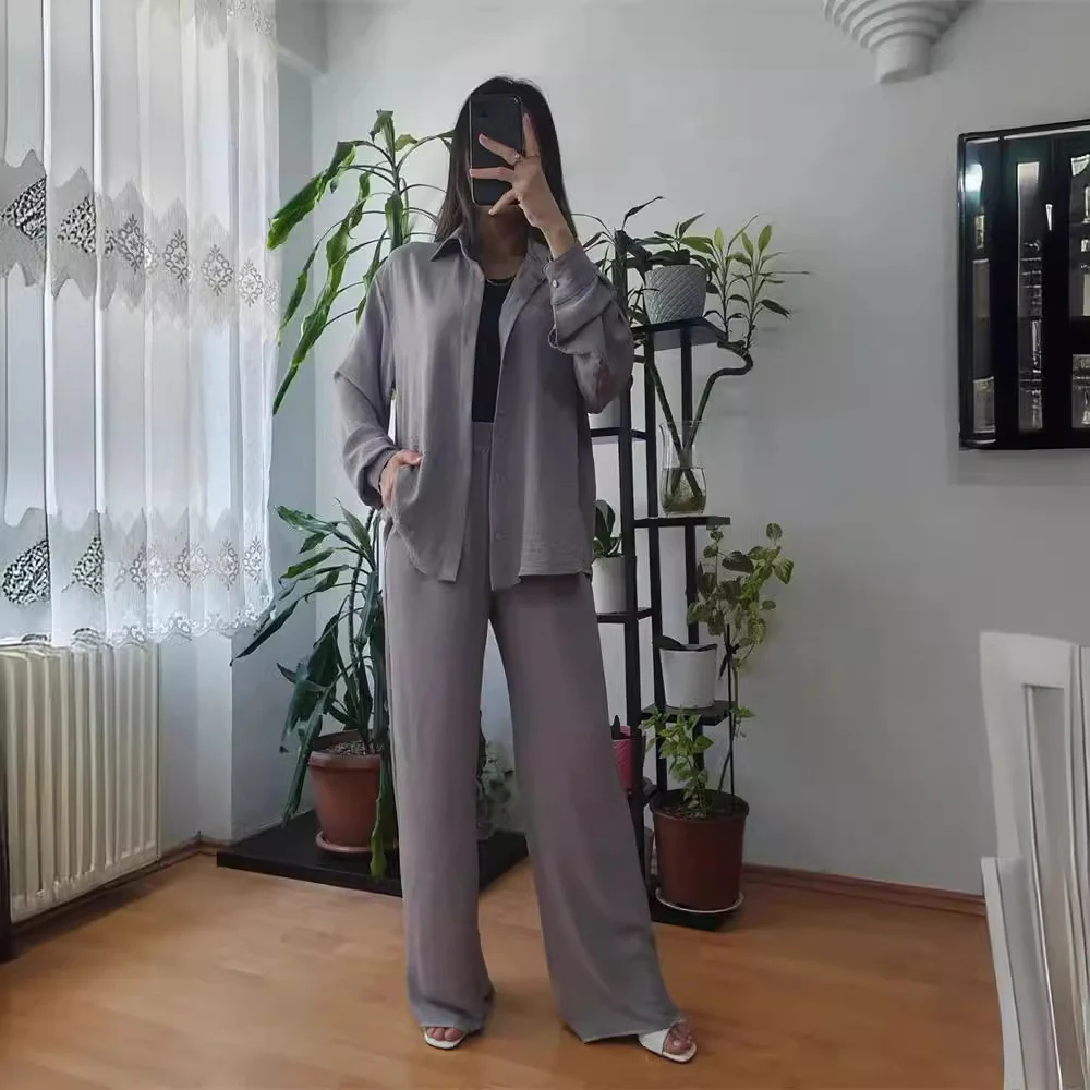 Damen lässiges und elegantes Blazer-Hosen-Ensemble R&B - Image 3