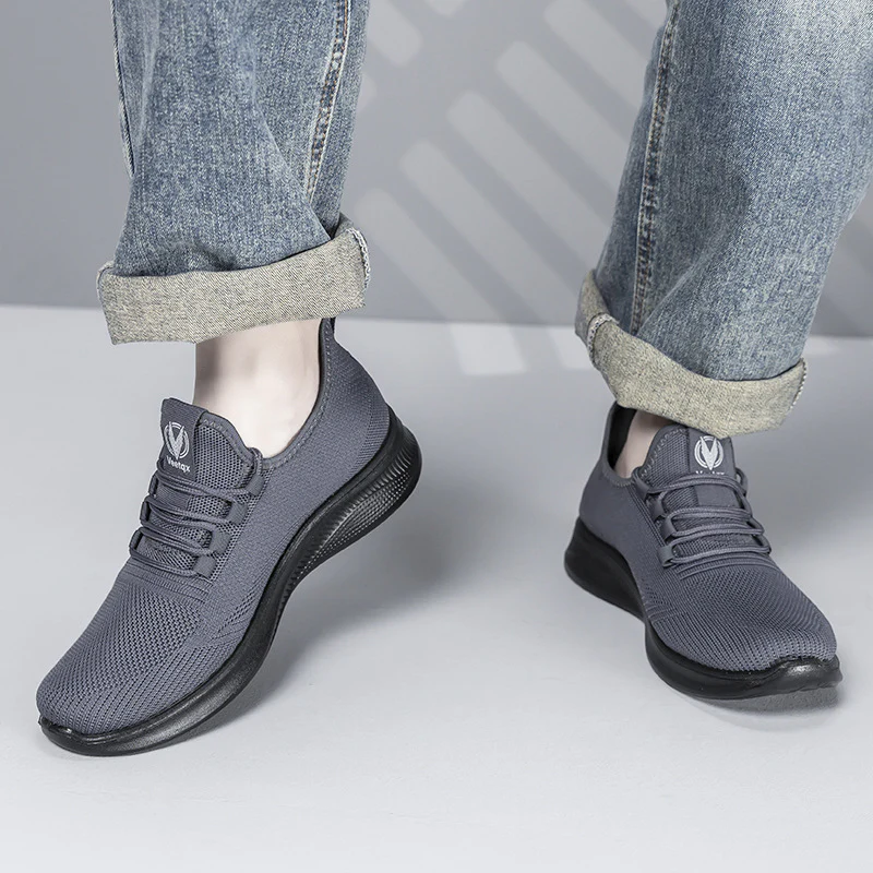 Damen Lauf-Sneaker mit atmungsaktiver Strick-Oberfläche und rutschfester Sohle Heidi-Mode - Image 4