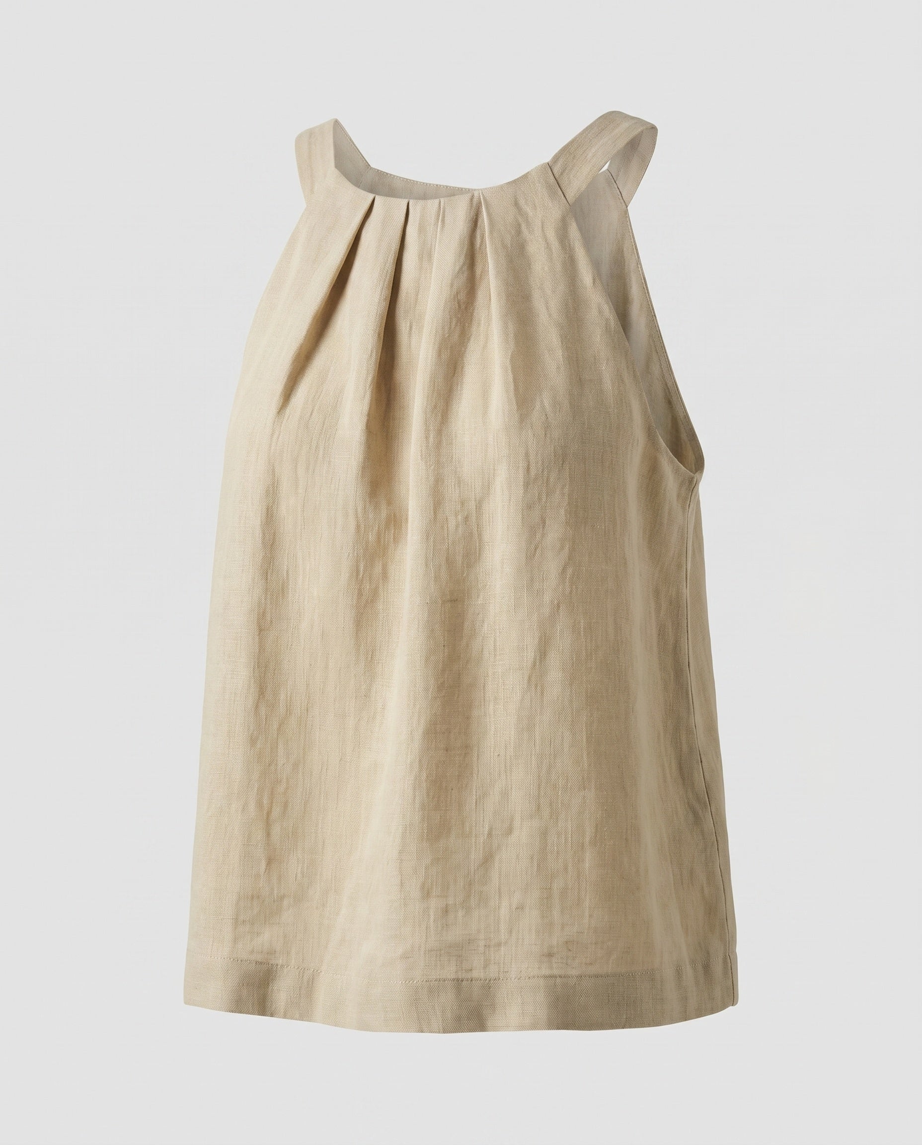 Damen legeres Leinenoberteil mit eleganten Spaghettiträgern - Image 5
