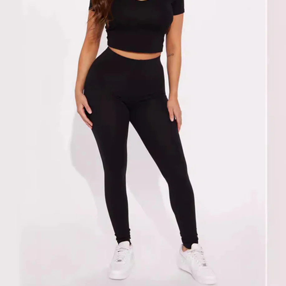 Damen Leggings mit hohem Bund und figurformendem Schnitt R&B - Image 2