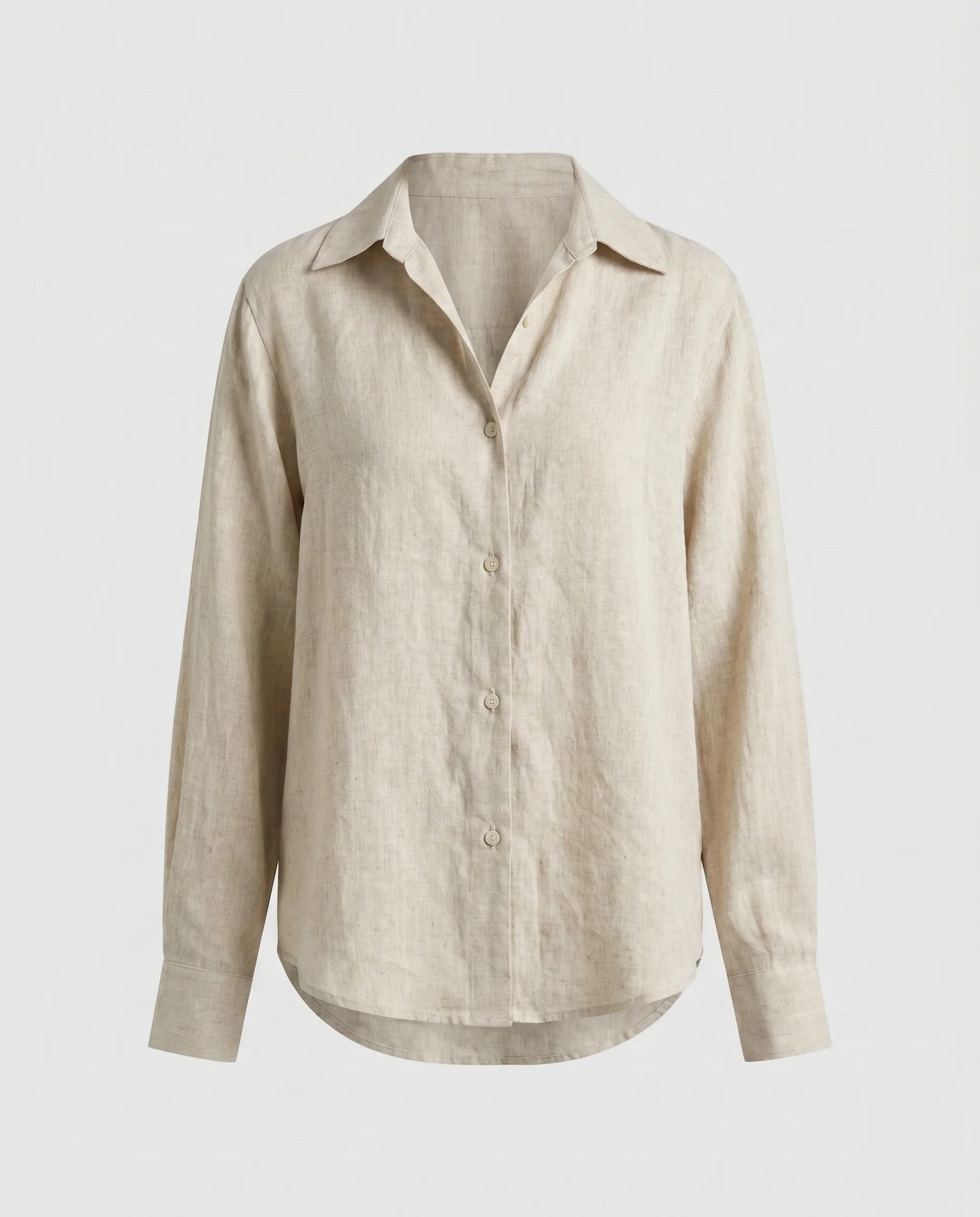 Damen Leichte Leinenbluse mit lässigem Schnitt - Image 6