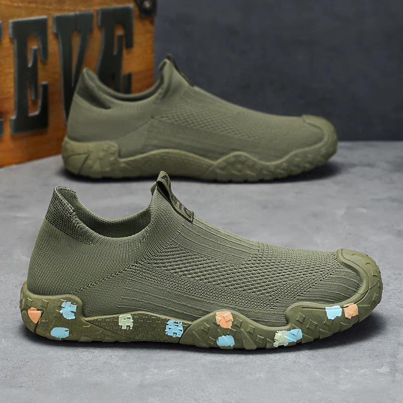 Damen Leichte Mesh-Sneaker mit rutschfester Sohle und atmungsaktiver Konstruktion R&B - Image 2