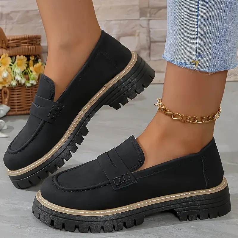 Damen Loafer-Schuhe mit robustem Profil und Komfortsohle R&B - Image 22