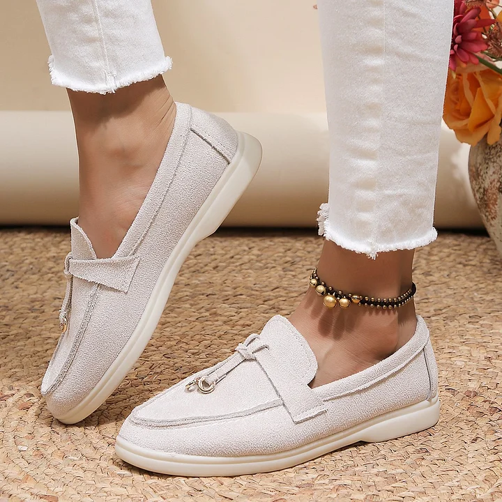 Damen-Loafers aus Wildleder mit geknoteter Quaste R&B R&B - Image 7