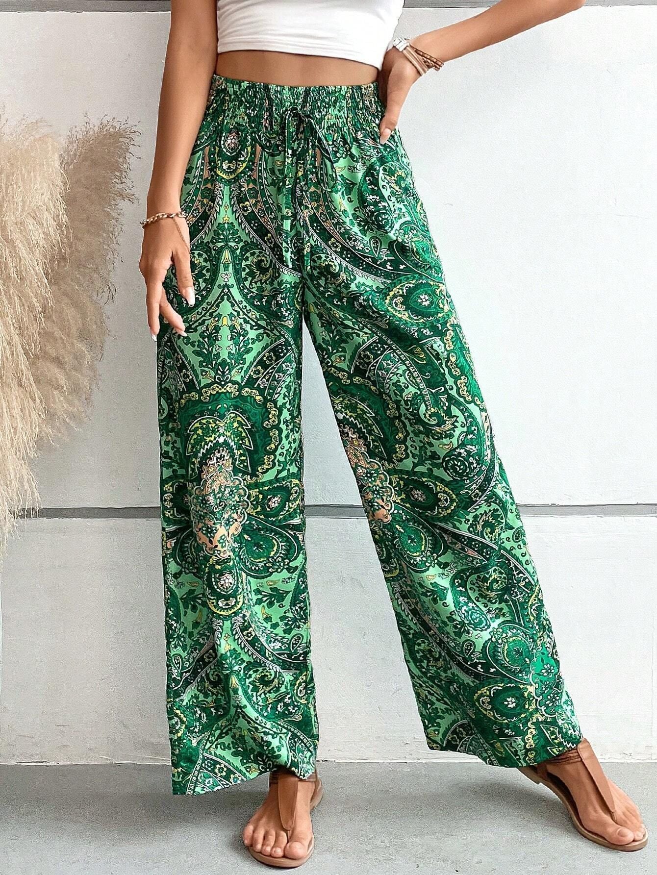 Damen lockere Palazzo-Hosen mit Paisleymuster R&B - Image 10