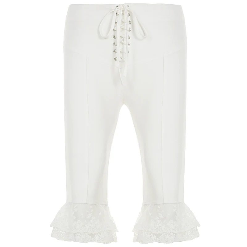 Damen lockere Sporthose mit Spitze und elastischem Bund R&B - Image 7