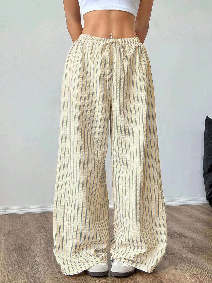 Damen lässige Hochbundhose im gestreiften Design R&B - Image 7