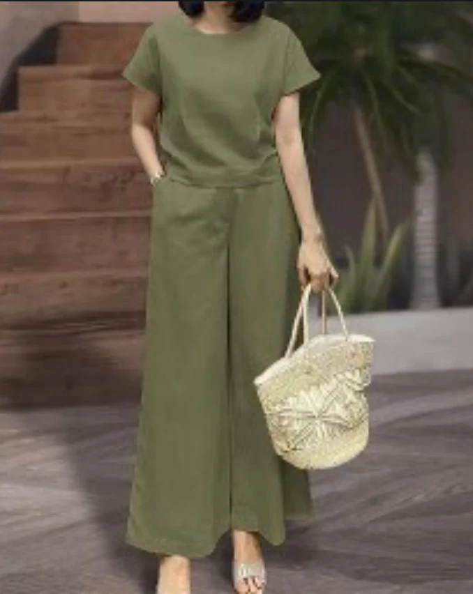 Damen lässiger Zweiteiler mit weitem Schnitt R&B - Image 6