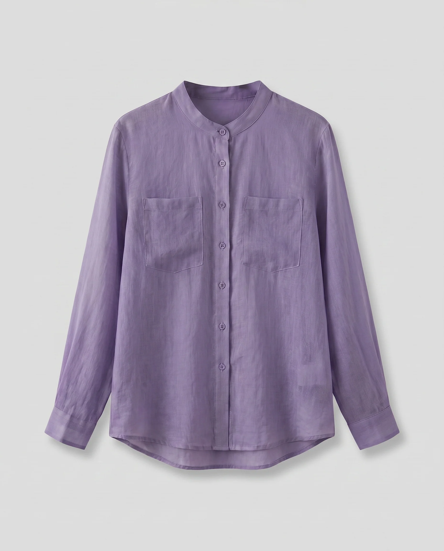Damen luftige Bluse mit Knopfverschluss und praktischen Taschen R&B - Image 6