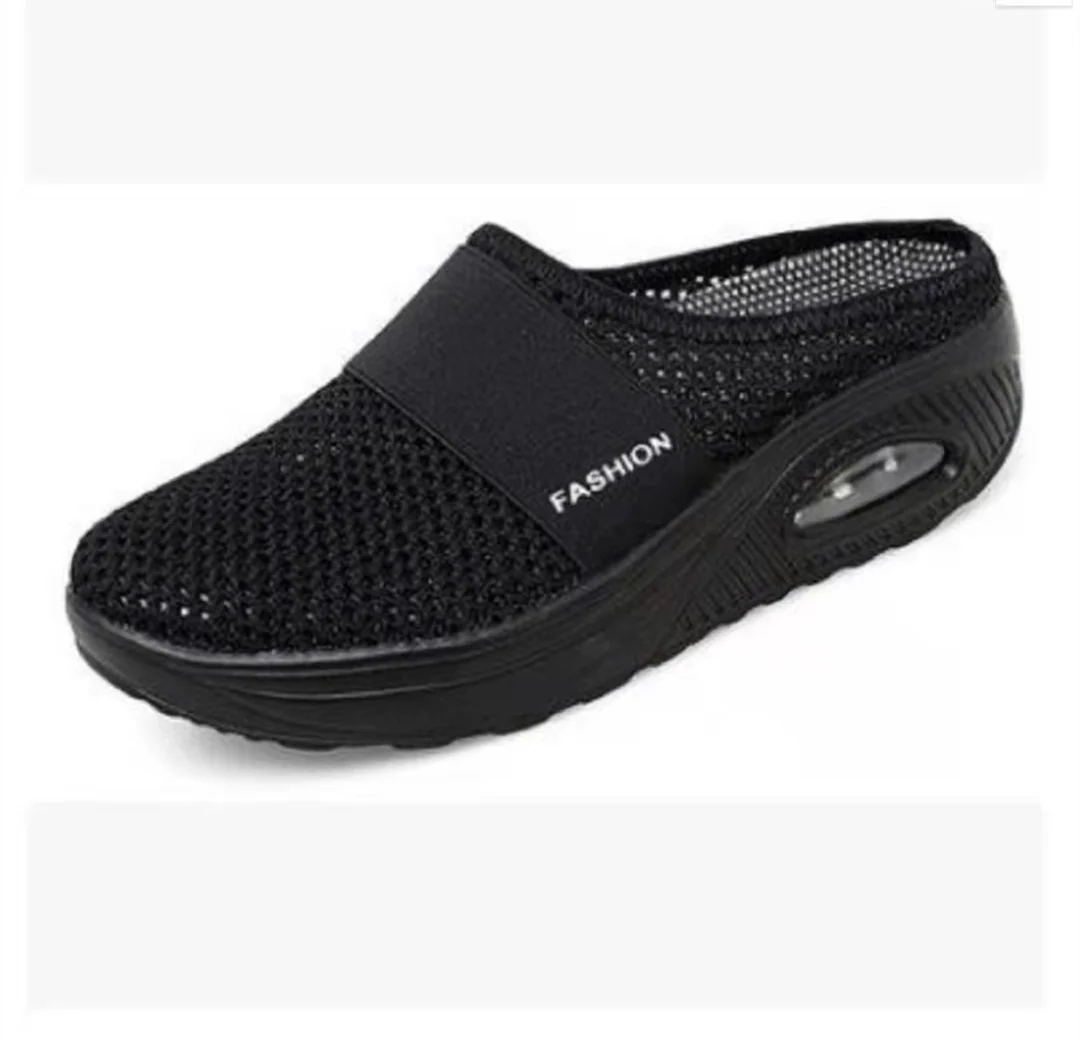Damen Luftige Clogs mit atmungsaktivem Mesh-Obermaterial und komfortabler Dämpfung R&B - Image 9