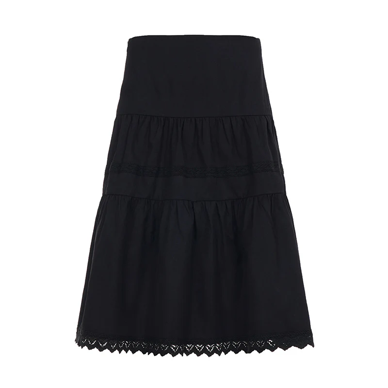 Damen luftiger Maxirock mit eleganten Rüschendetails R&B - Image 6