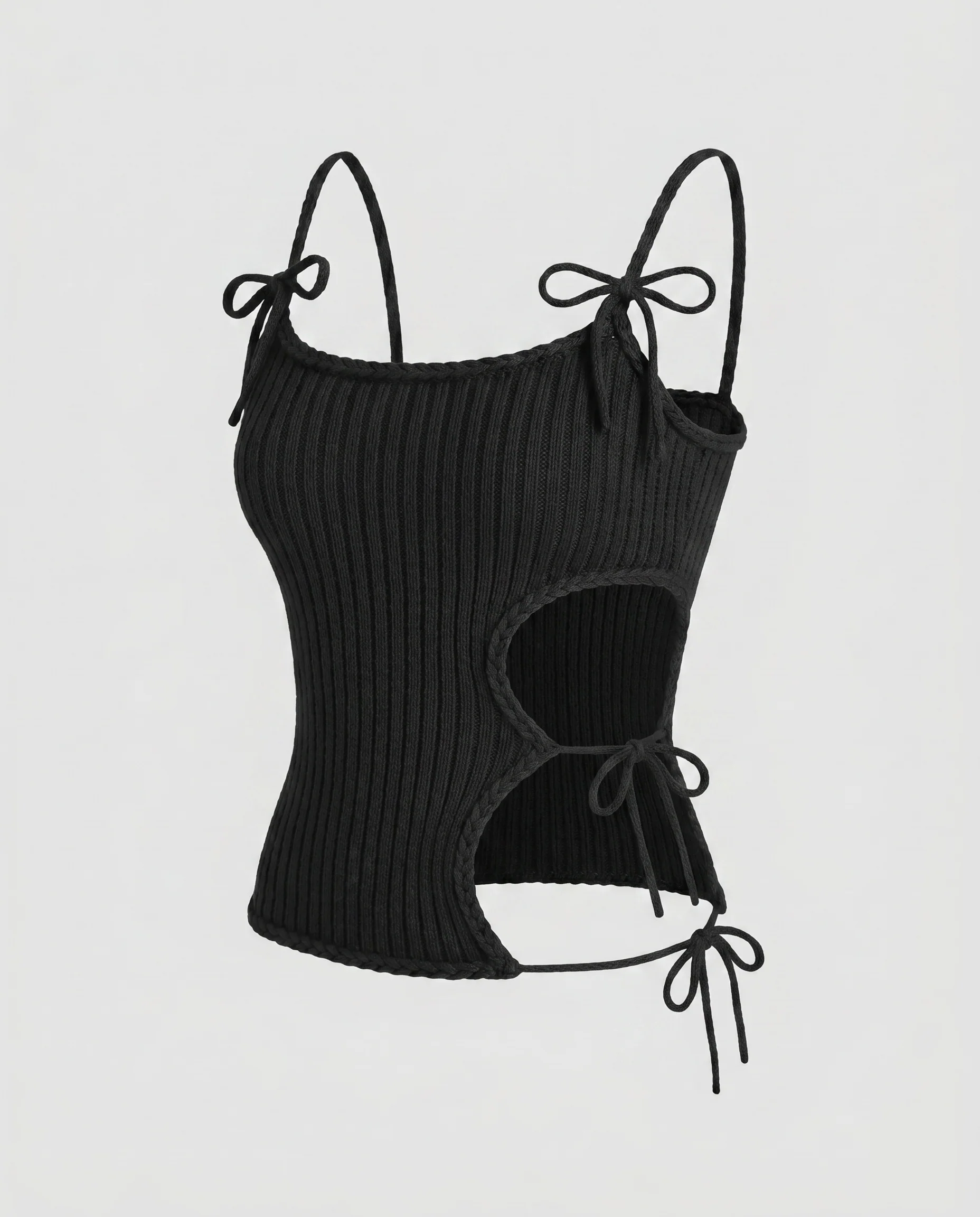 Damen Luftiger Strick-Bustier mit ausgefallenem Schnitt - Image 5