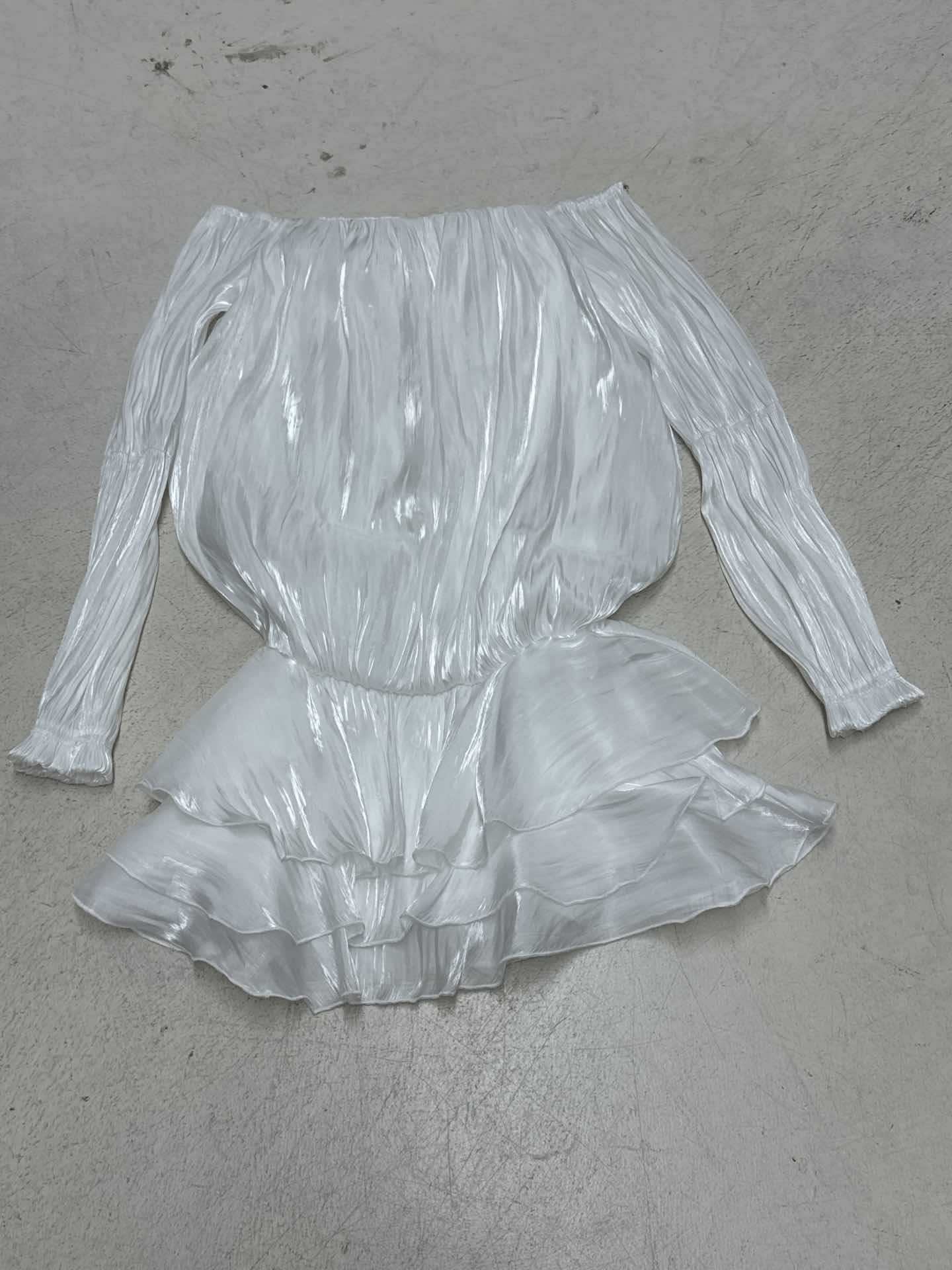 Damen luftiges Off-Shoulder Kleid mit Rüschenschnitt Heidi-Mode - Image 8