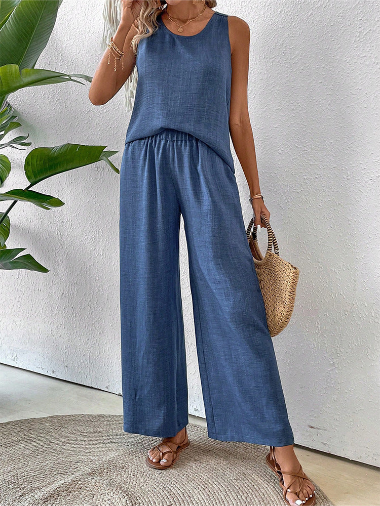 Damen luftiges Sommer-Set mit gehäkeltem Rückenteil und weitem Schnitt R&B - Image 8
