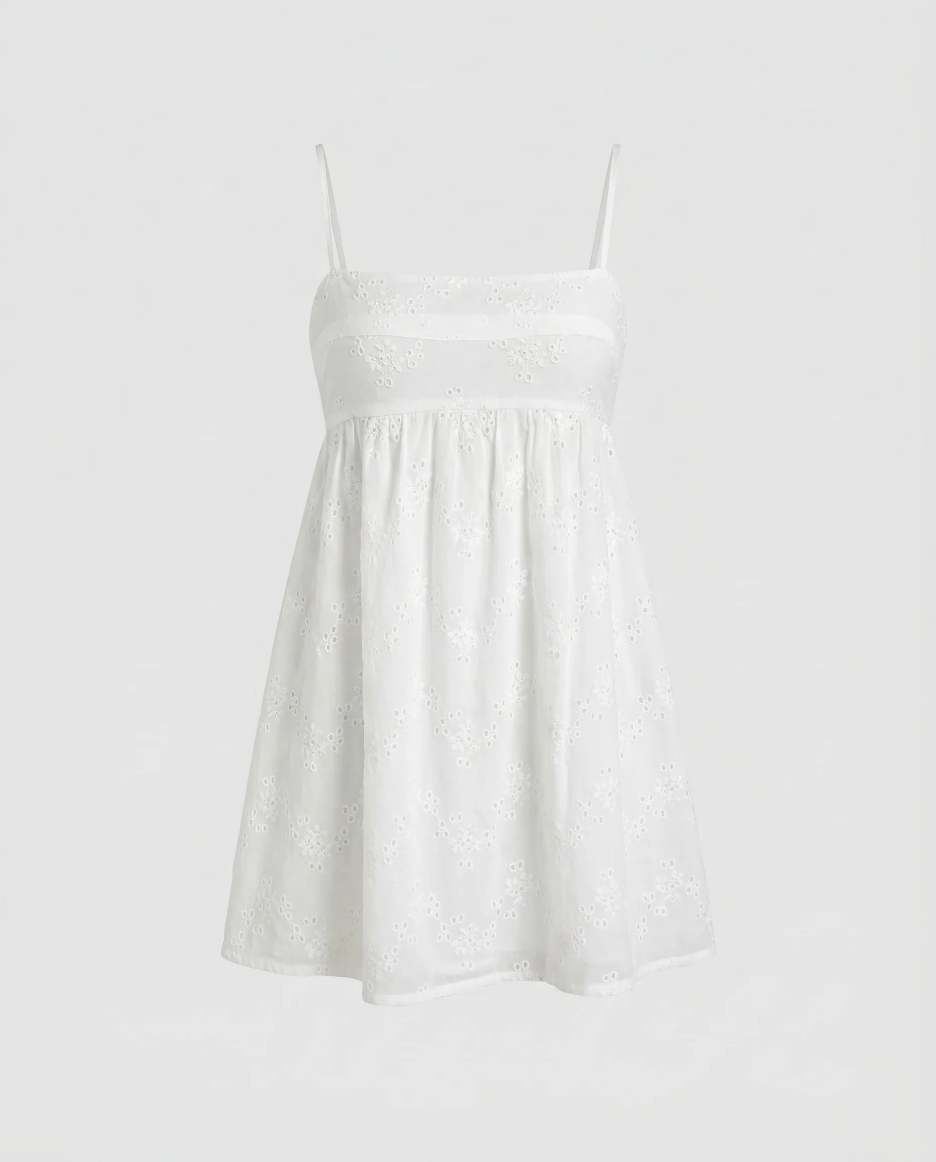 Damen luftiges Sommerkleid mit feiner Lochstickerei - Image 5
