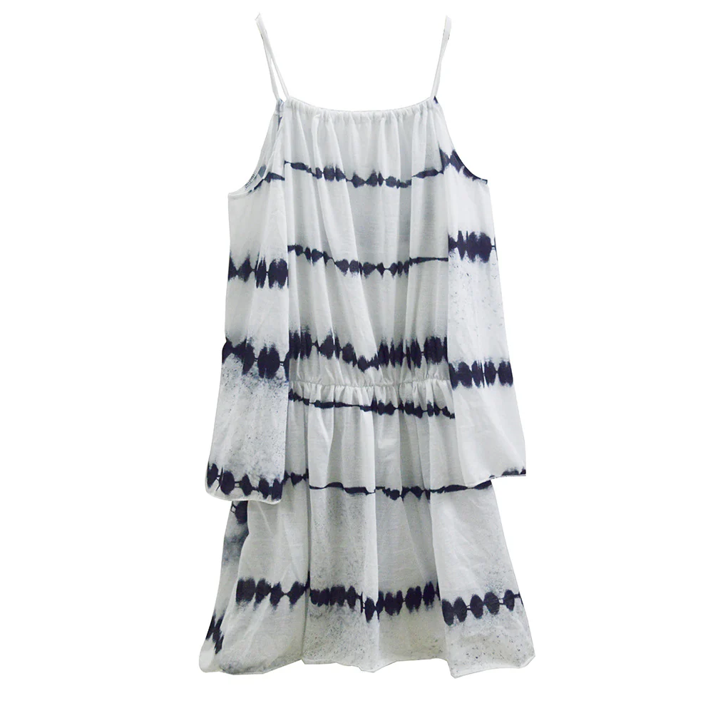 Damen luftiges Sommerkleid mit raffiniertem Cut-Out und elastischem Bund R&B - Image 6