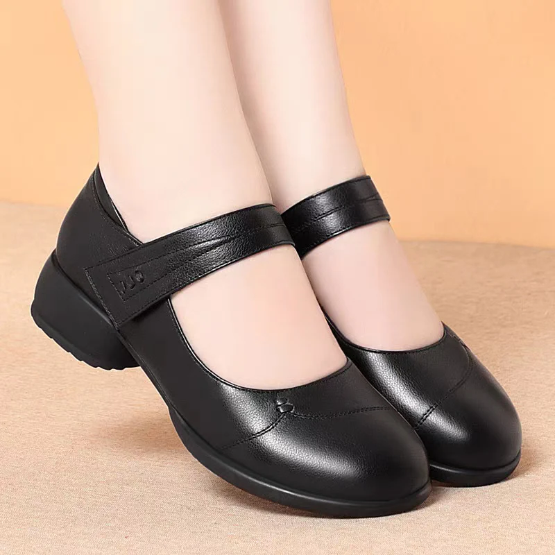 Damen Mary Jane Ballerinas mit verstellbarem Riemen und komfortabler Sohle R&B - Image 6