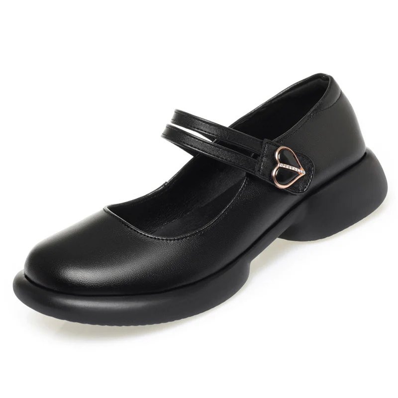 Damen Mary Jane Schuhe mit doppeltem Riemen und komfortabler Sohle R&B - Image 7