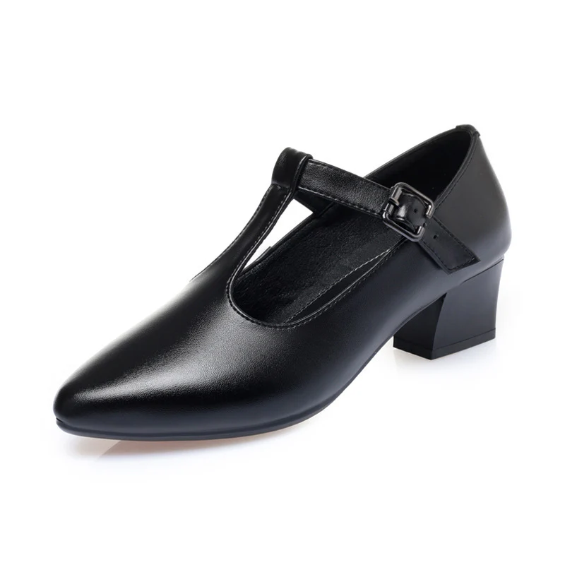 Damen Mary Jane Schuhe mit elegantem Riemchen und angenehm gepolstertem Blockabsatz R&B - Image 7