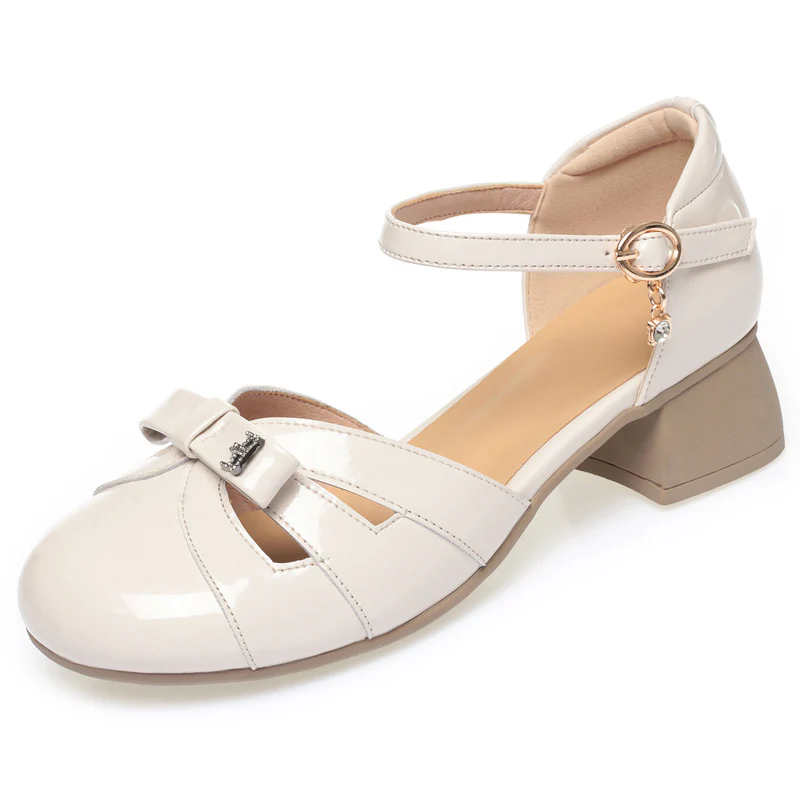 Damen Mary Jane Schuhe mit elegantem Riemchen und komfortablem Blockabsatz R&B - Image 7