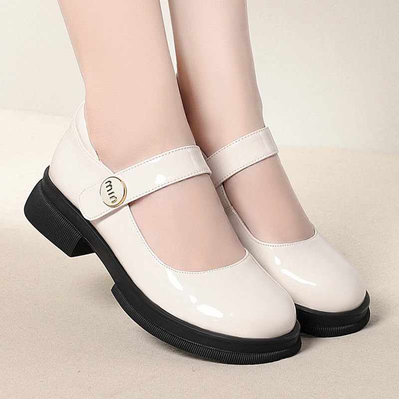 Damen Mary Jane Schuhe mit verstellbarem Riemen und rutschfester Sohle R&B - Image 2