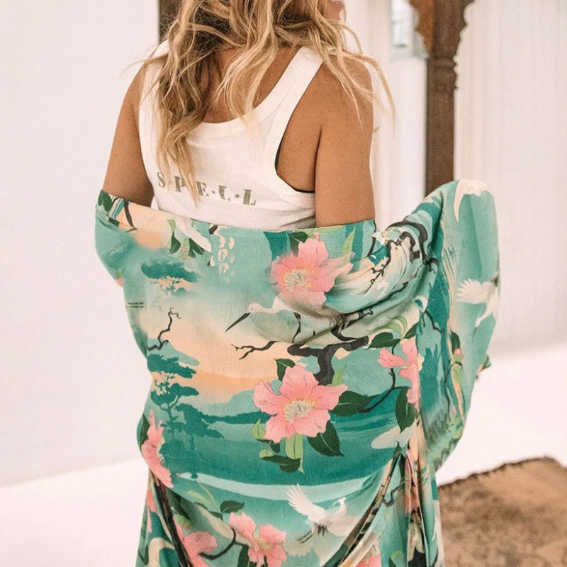 Damen Maxi-Kleid im Boho-Stil R&B - Image 4