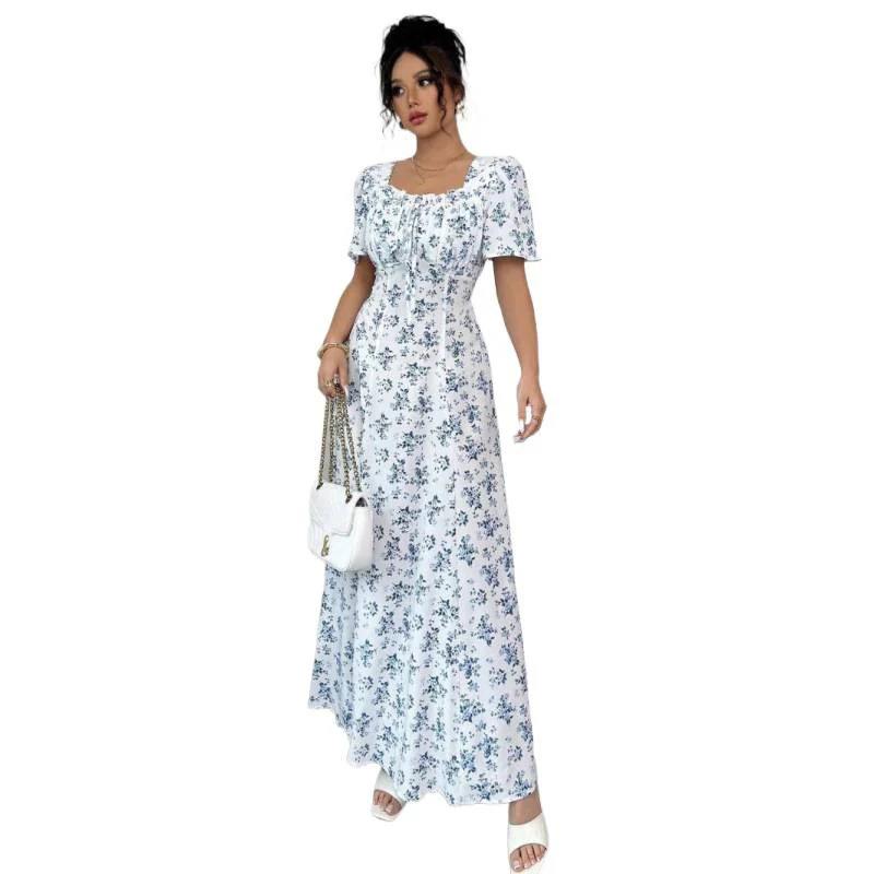 Damen Maxi-Kleid im romantischen Blumenmuster R&B - Image 4