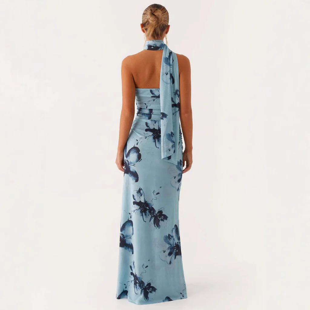 Damen Maxi-Kleid mit floralem Design R&B - Image 4