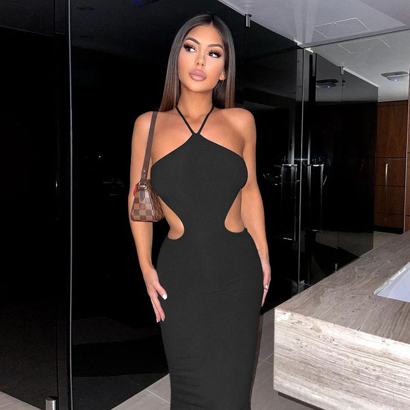 Damen Maxi Kleid mit modischem Cut-Out R&B - Image 3