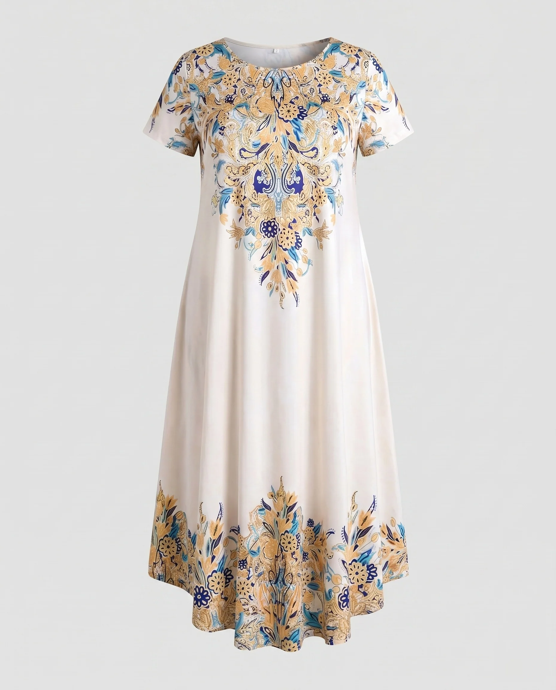 Damen Maxi-Kleid mit opulentem floralem Design R&B - Image 6