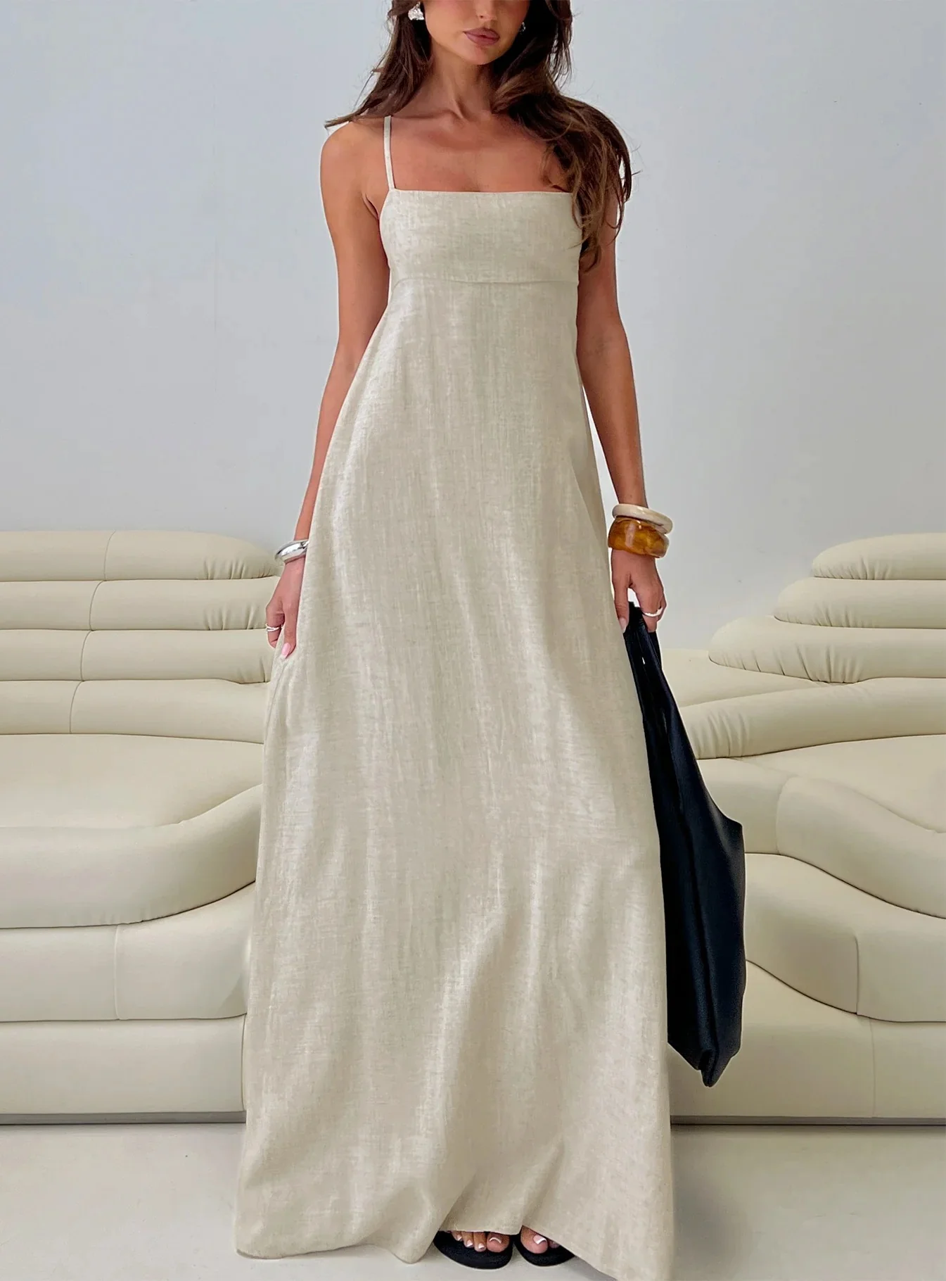 Damen Maxikleid im lässigen Schnitt aus leichtem Material R&B - Image 6