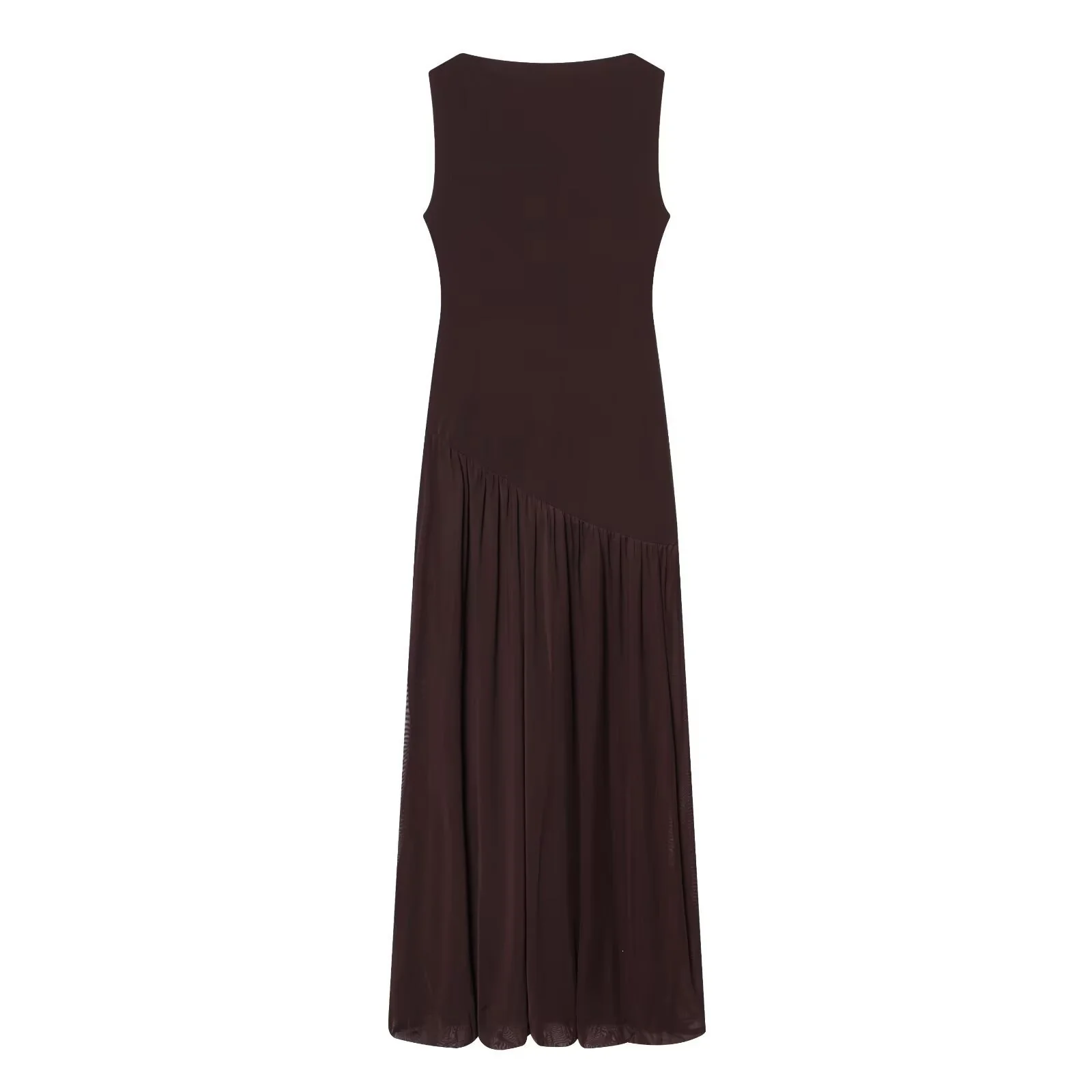 Damen Maxikleid mit elegantem Drapé und asymmetrischem Saum R&B - Image 2